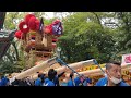 【令和四年伊予三島秋祭り】三島地区 三島神社宮入り3