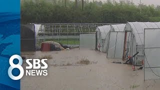 구멍 난 하늘에 거대한 3m 싱크홀까지 / SBS