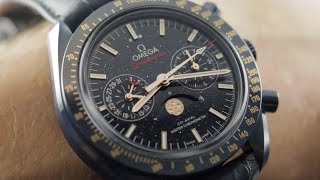 Omega Speedmaster Moonwatch Aventurine Blue Side Of The Moon 304.93.44.52.03.002 Omega Watch Review