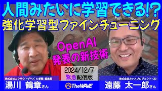 【緊急収録2】要するに、人間みたいに学習できる！？OpenAI発表「強化学習型ファインチューニング」は、これまでのファインチューニングと何が違うのか、意義含め専門的に解説（OpenAI連続発表2日目）