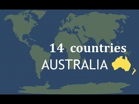 What countries surround Australia?
