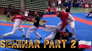 seminar Poland 🇵🇱 part 2 | karate kumite | explain some of techniques karate | super karate 👍🥋