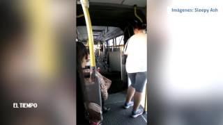 El momento en que un bus articulado se parte en dos en Brasil | EL TIEMPO