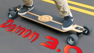 How to Build an Electric Skateboard *THE DEMON 3.0* (38 MPH, 35 mile range)