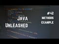 #42 Java Methods Example