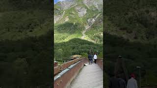 Mesmerizing the beauty of valley and mountains in Flåm, Norway. #fjordnorway #nature #travel