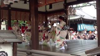 祗園甲部 舞奉納 八坂神社2012.7.24