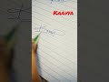 kaavya's name signature| bhy signs (requested) #signature #shorts