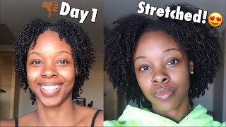 Using Metal Clips To Stretch My Natural Hair