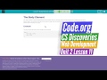 Styling Elements with CSS - Lesson 11.4 - Web Development Code.org CS Discoveries