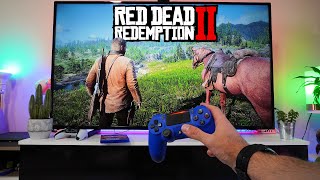 Red Dead Redemption 2- PS4 POV Gameplay Test (4K HDR LED TV) Graphics, Impression