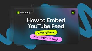 How to Add a YouTube Widget to WordPress Using Shortcode | Guide