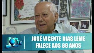 Radialista e locutor José Vicente Dias Leme falece aos 88 anos - JCTV - 01/06/21