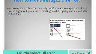 Fix Pthreadgc2.Dll error