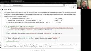 Gurobi Opti101 Training Video 3 - Modeling and Coding: Part 1