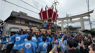 2023年 四條太鼓台 一の鳥居させ （10月14日）