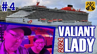 Valiant Lady 2024 Pt.4 - Sea Day, Zumba, Brunch, Bingo, Secret Magic Show, Extra Virgin Dinner