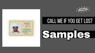Every sample from Tyler the Creator's call me if you get lost