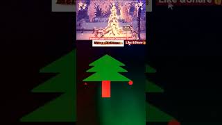 Python Code To Draw Christmas Tree #shorts #christmas #python3