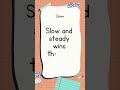 English Idiom and Meanings | Slow and steady wins the race with sound #shorts #youtubeshorts