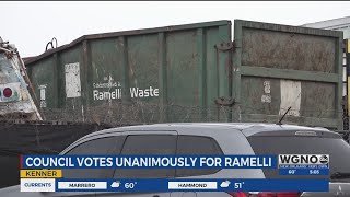 City of Kenner signs off on Ramelli waste agreement