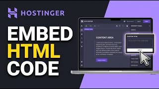 How to Embed HTML Code to Hostinger Website Builder 2026 (Quick & Easy)