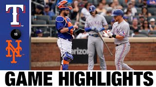 Rangers vs. Mets Game Highlights (7/2/22) | MLB Highlights