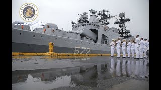 Russian Navy anti-submarine ships arrive in Manila on goodwill visit