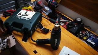 Unpacking / unboxing hot air gun Metabo HE 20-600 602060500