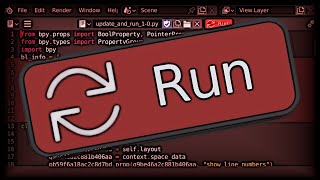 UpdateRun - Debug & Programme - Blender Addon