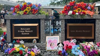 Gravesite of Lisa Marie Presley & Benjamin Storm Presley Keough