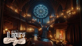 11 Hours | Palace of Versailles | Soft Classical With Rain | French Royal Bedroom Sleep Ambience