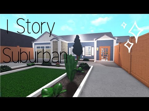 Roblox Bloxburg SpeedBuild: 1 Story Suburban - YouTube