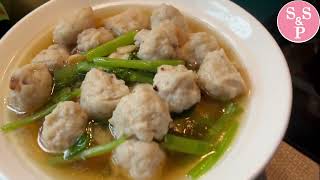 ငါးဖယ်လုံးဟင်းရည် Fish Ball Soup