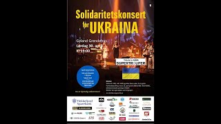 Solidaritetskonsert for Ukraina.  Arr: KPK/Nils Asbjørn Åtland