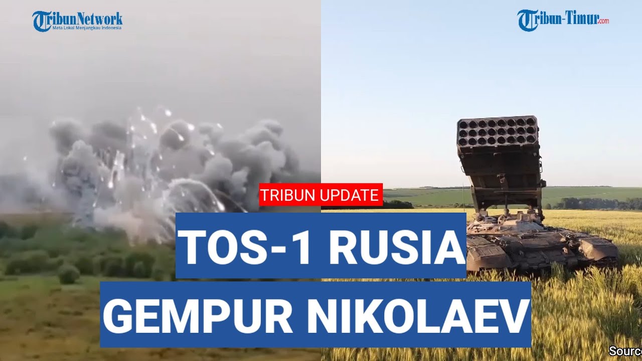 Pertempuran Jarak Dekat TOS-1, Pasukan Ukraina Digempur Rusia Di ...