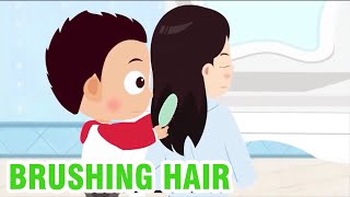 Kids Conversation - Brushing Hair - Learn English for Kids