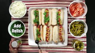 Chicago Style Hot Dog Recipe Video