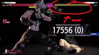 sf6 max damage avatar combo (17,556)