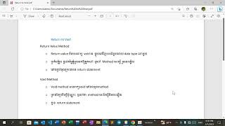 Return VS Void | Java OOP