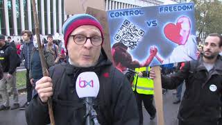 Covid-19 : 35 000 personnes à Bruxelles pour une manifestation contre les mesures sanitaires