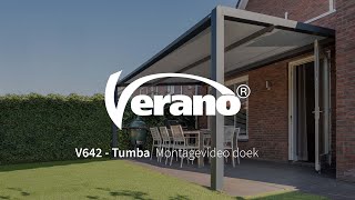 Verano® montagevideo pergolazonwering V642 - Tumba (doek)