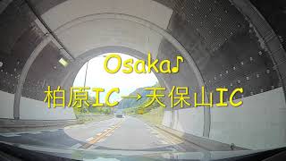 大阪Osaka♪柏原IC→天保山IC🌤ドライブ