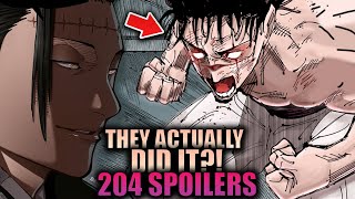 THEY ACTUALLY DID IT?! / Jujutsu Kaisen Chapter 204 Spoilers