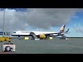 p3d v4 60fps 757 icelandair windy keflavik departure keflavik glasgow