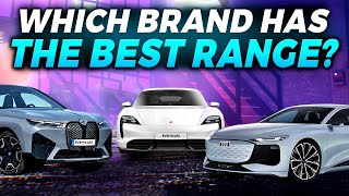 THE TOP 10 ELECTRIC CARS BY RANGE  / TESLA, BMW, AUDI, VOLKSWAGEN & MORE