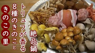 きのこの里~８種のきのことトリュフが香る絶品鍋~Japanese Hot Pot with mix Mushrooms and Truffles~