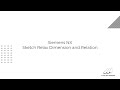 Siemens NX Sketch Relax Dimension and Relation