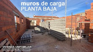 MUROS DE CARGA PLANTA BAJA | c/Herrador, 51. San Pedro (Albacete) | BERNALTE Arquitectura