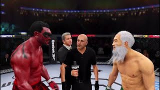 Red Devil vs. Old Bruce Lee - EA Sports UFC 4